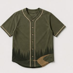Baseball Jersey Parkside Design for Unisex Weekend Layers Featuring Clean Athletic Silhouette