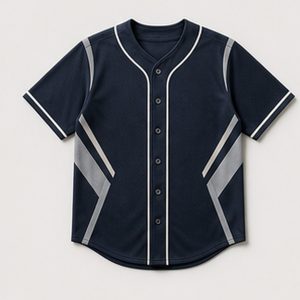 Baseball Jersey Signal Base Design for Unisex Creative Streetwear Featuring Angular Trim