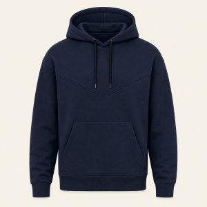 Graphic Hoodie Concrete Dawn Design for Unisex City Mornings Featuring Tonal Panel Print