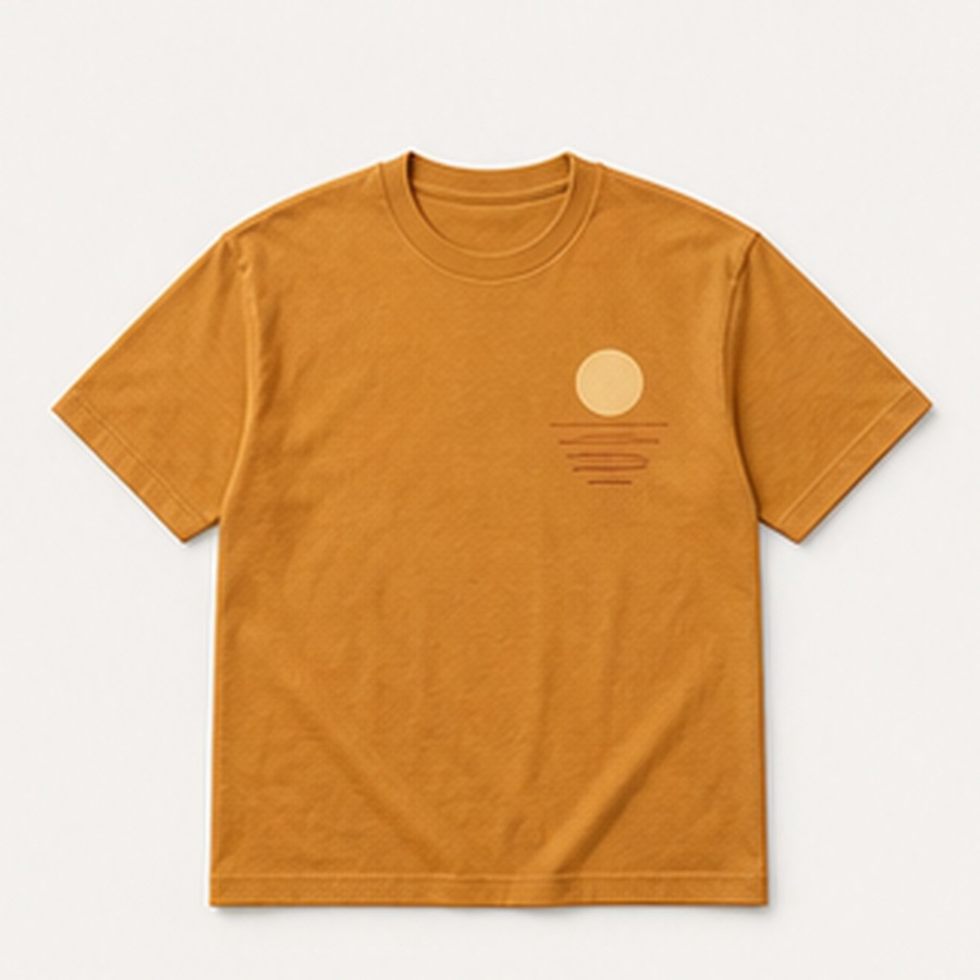 Graphic T Shirt Golden Hour Design for Unisex Travel Days Featuring Sunset Inspired Artwork