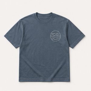 Graphic T Shirt Concrete Air Design for Unisex Urban Commuters Featuring Tonal Emblem Print