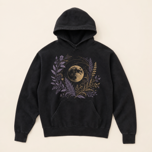 Graphic Hoodie Signal Harbor Design for Unisex Coastal Evenings Featuring Contrast Drawcord Detail