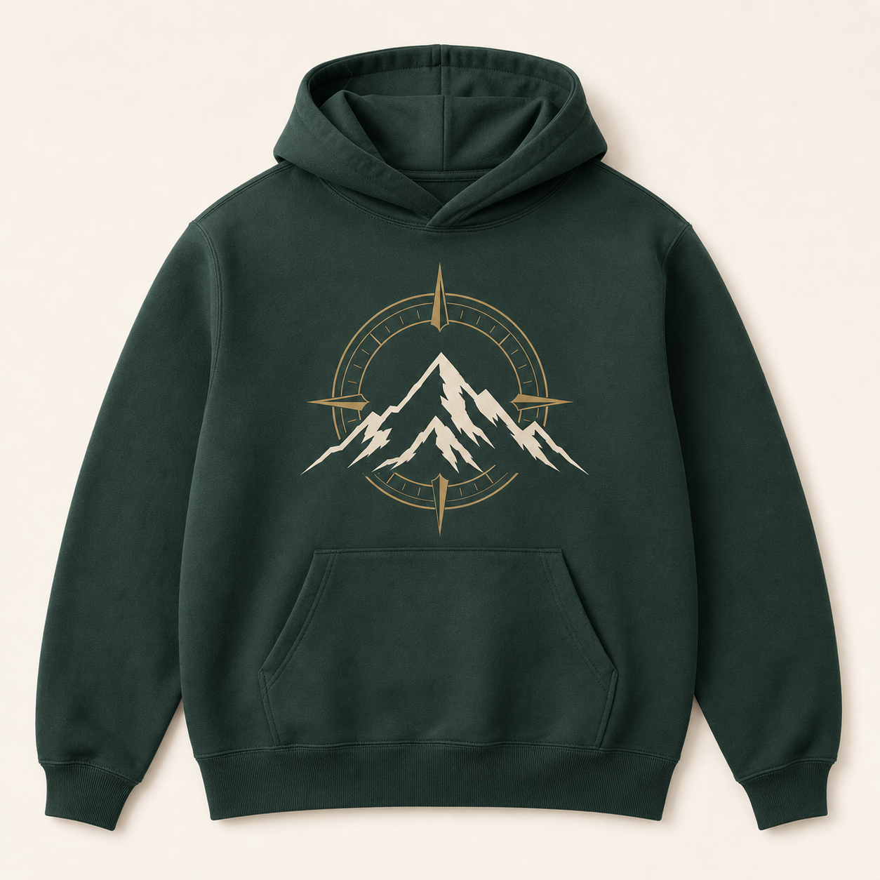 Graphic Hoodie Black Horizon Design for Unisex Elevated Streetwear Featuring Eclipse Artwork